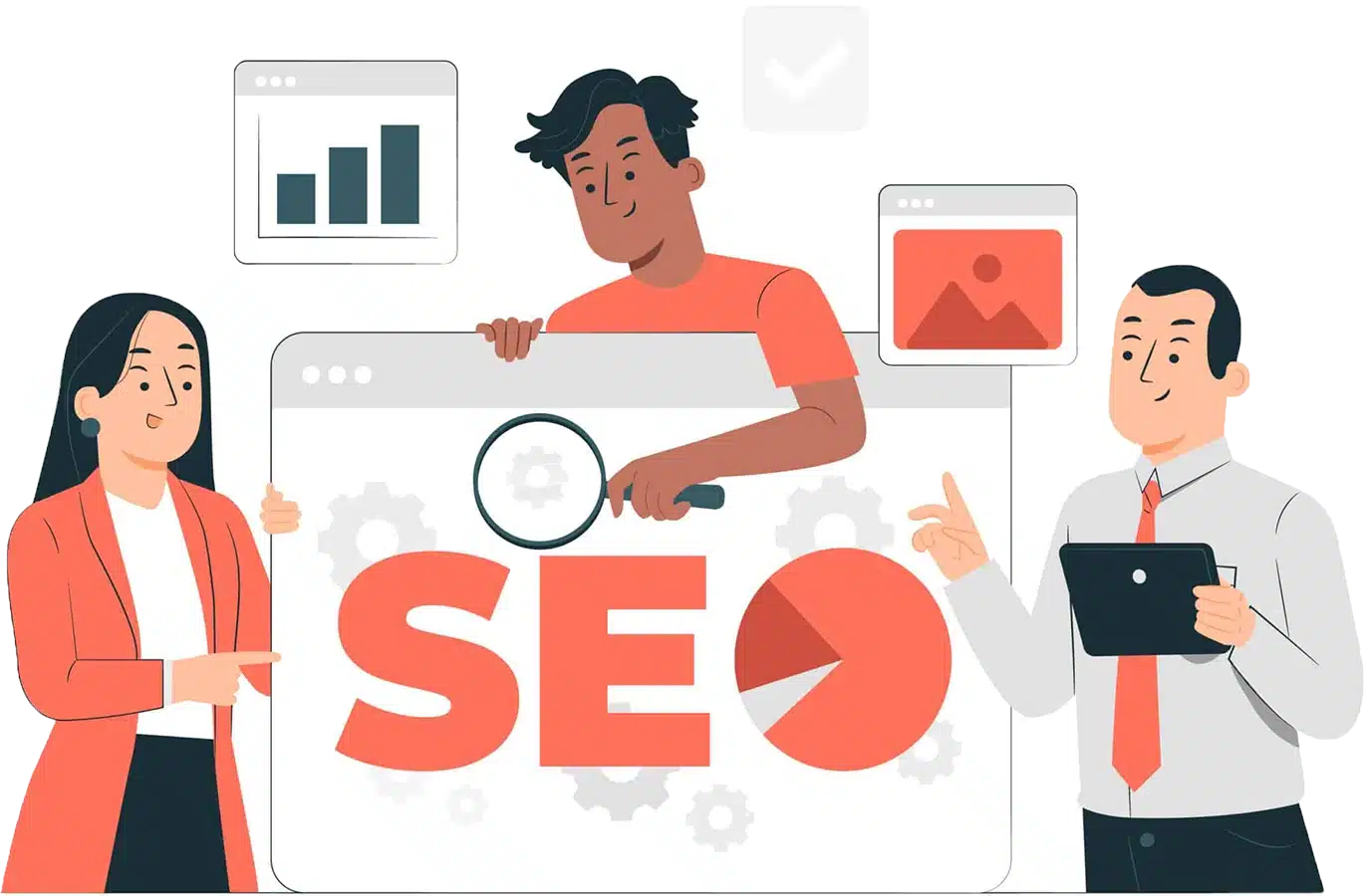 Using SEO helps customers find your business Graphic for SEO agency website in New Zealand